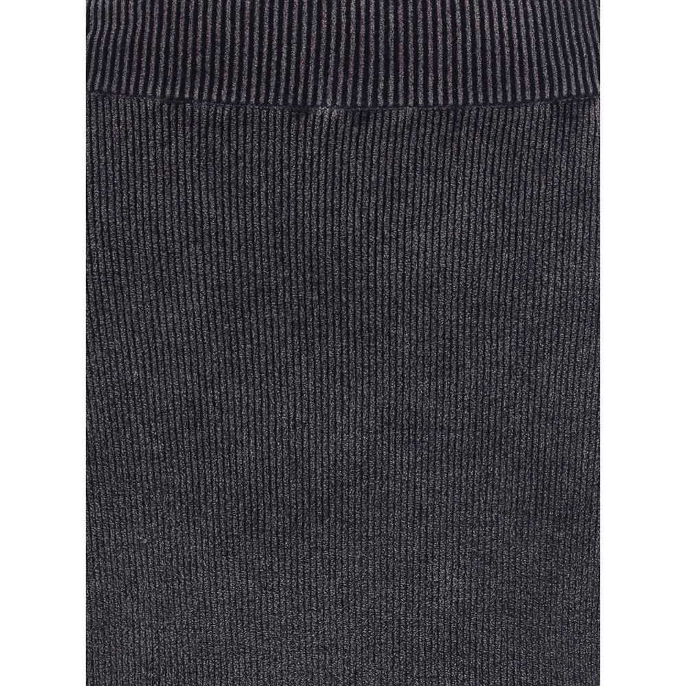 Alexander Wang Elegante Graue Baumwoll-Minirock