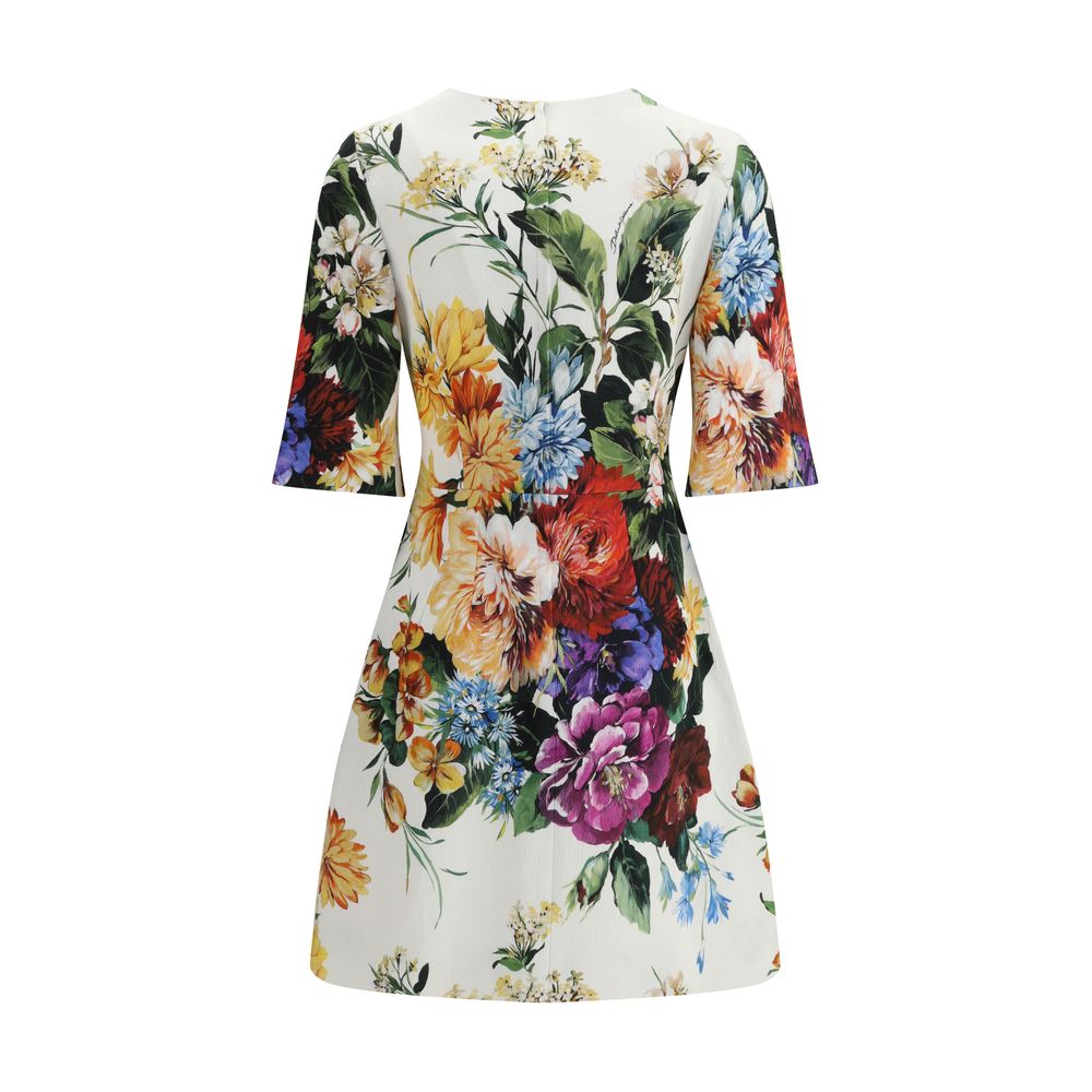 Dolce & Gabbana Midikleid mit Blumendruck
