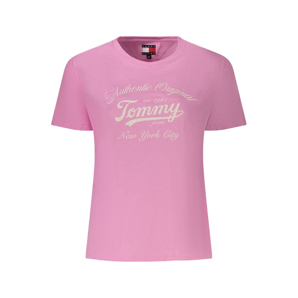 Tommy Hilfiger Rosa Baumwolle Frauen T-Shirt