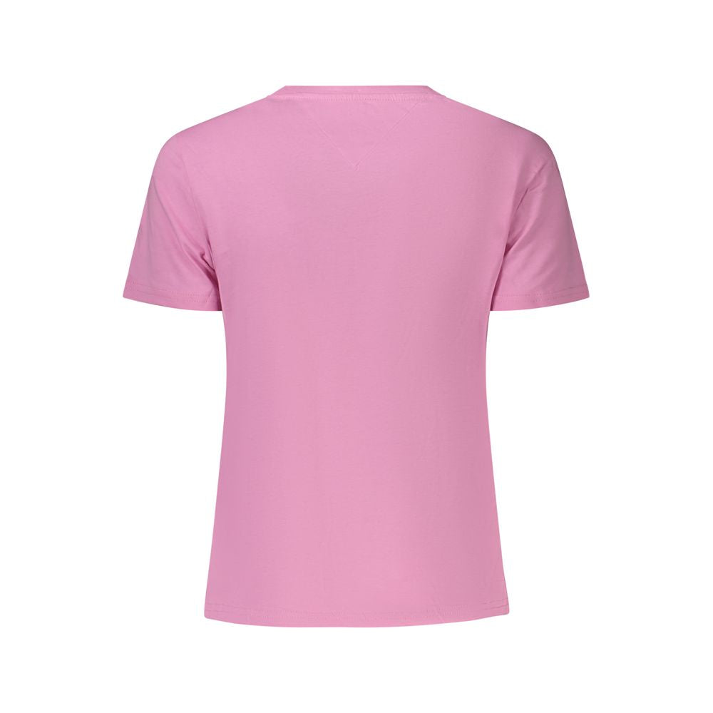 Tommy Hilfiger Rosa Baumwolle Frauen T-Shirt