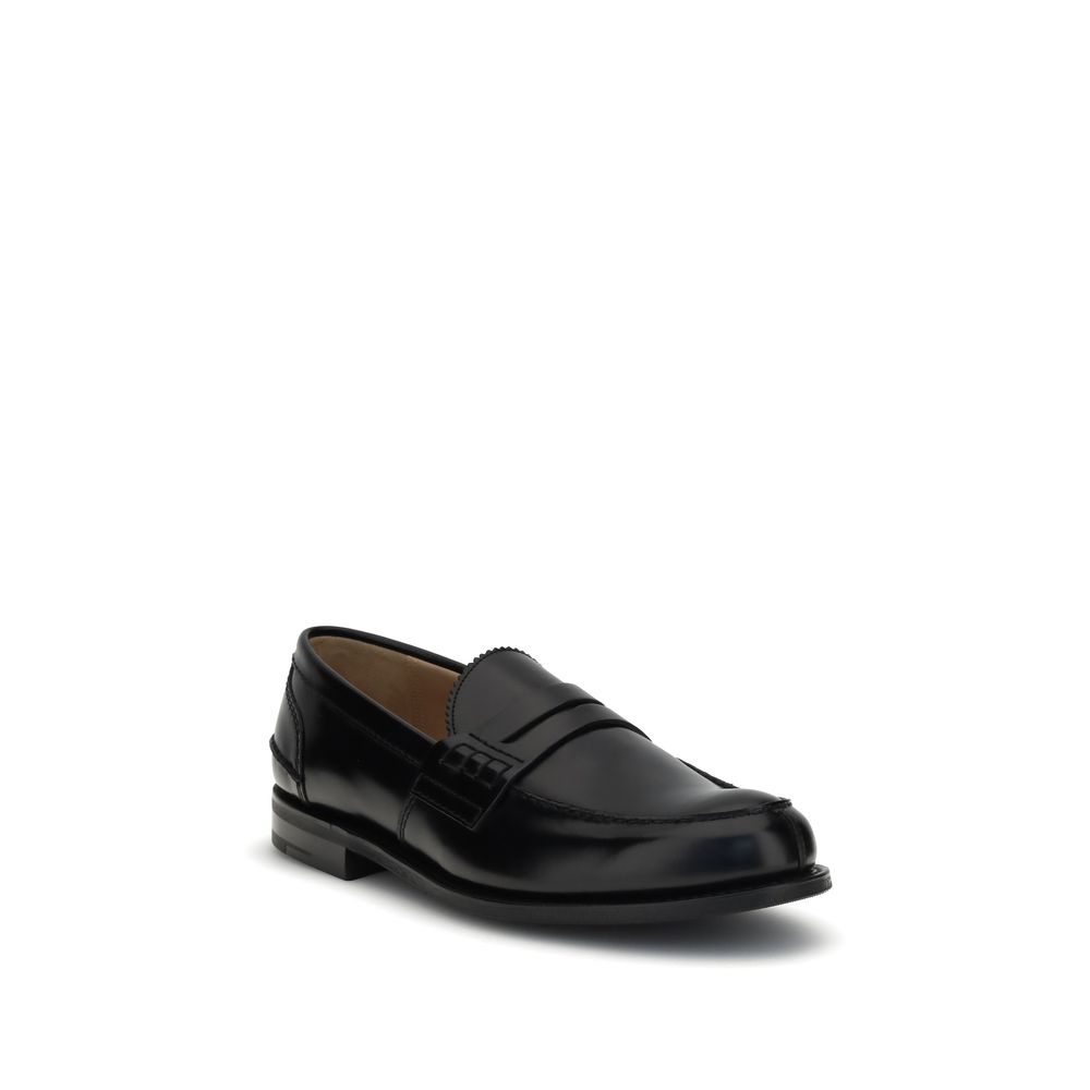 Church's Schwarze Kalbsleder Bos Taurus Slip-On Loafer
