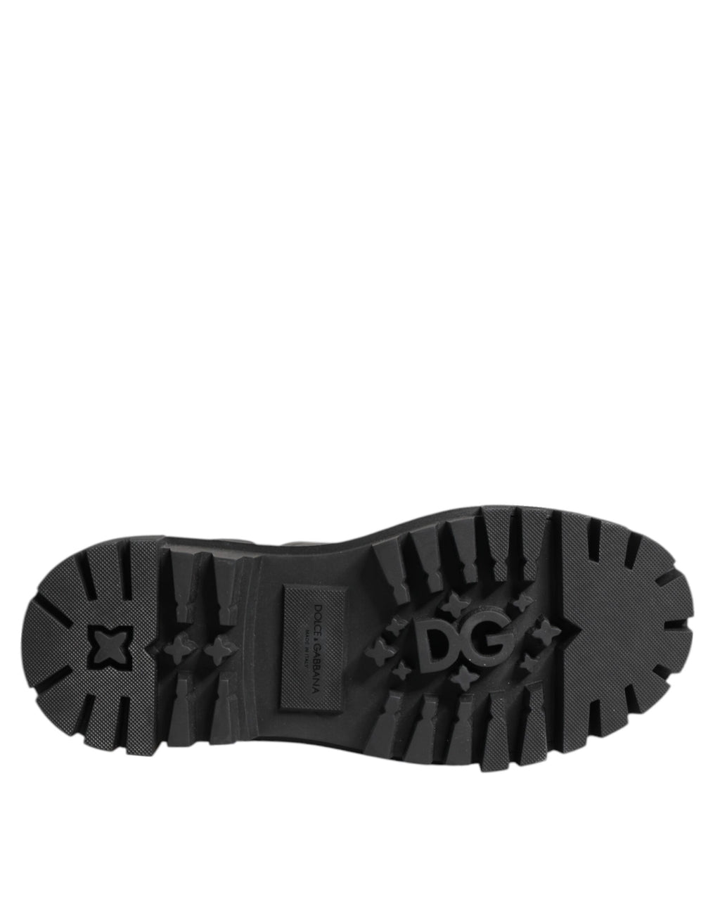 Dolce & Gabbana Schwarzer Kristall verschönert Kampfstiefel Schuhe