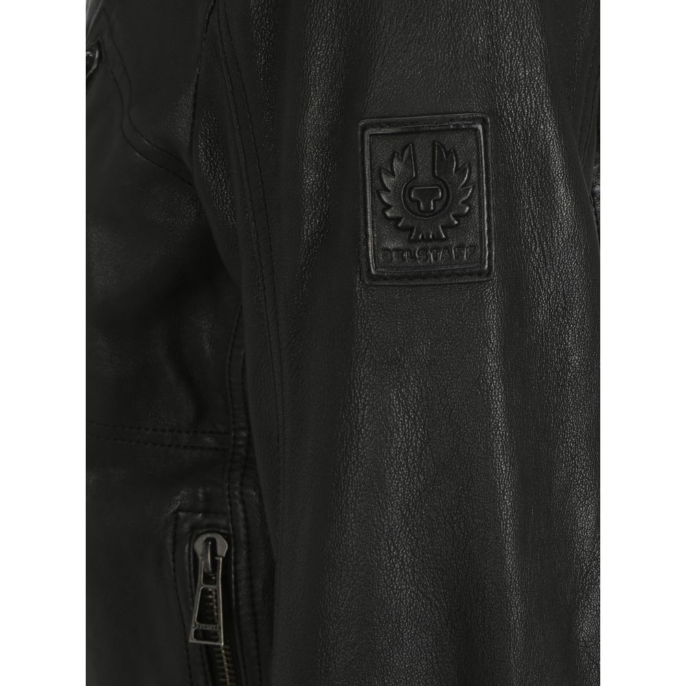 Belstaff Schwarze Lederjacke