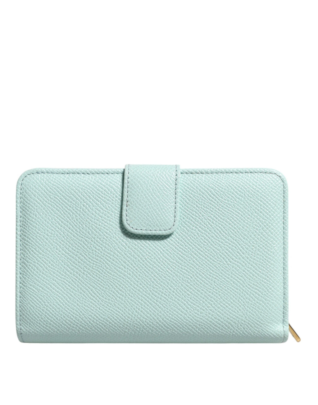 Dolce & Gabbana Mintgrünes Leder Bifold Continental Clutch Portemonnaie