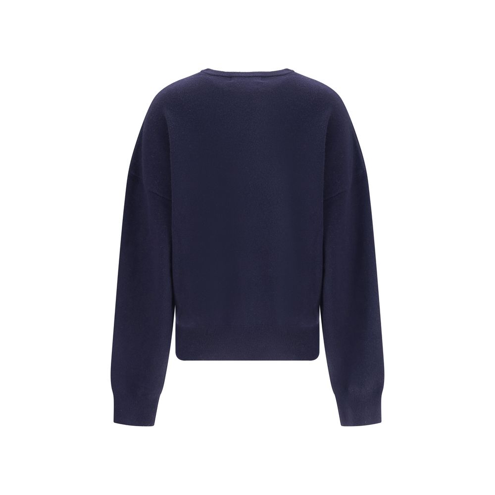 Extreme Cashmere Blauer Kaschmir-Pullover
