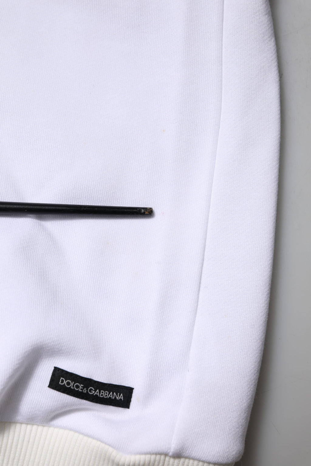 Dolce & Gabbana Weißes Sacred Heart Sweatshirt mit Kapuze Pullover