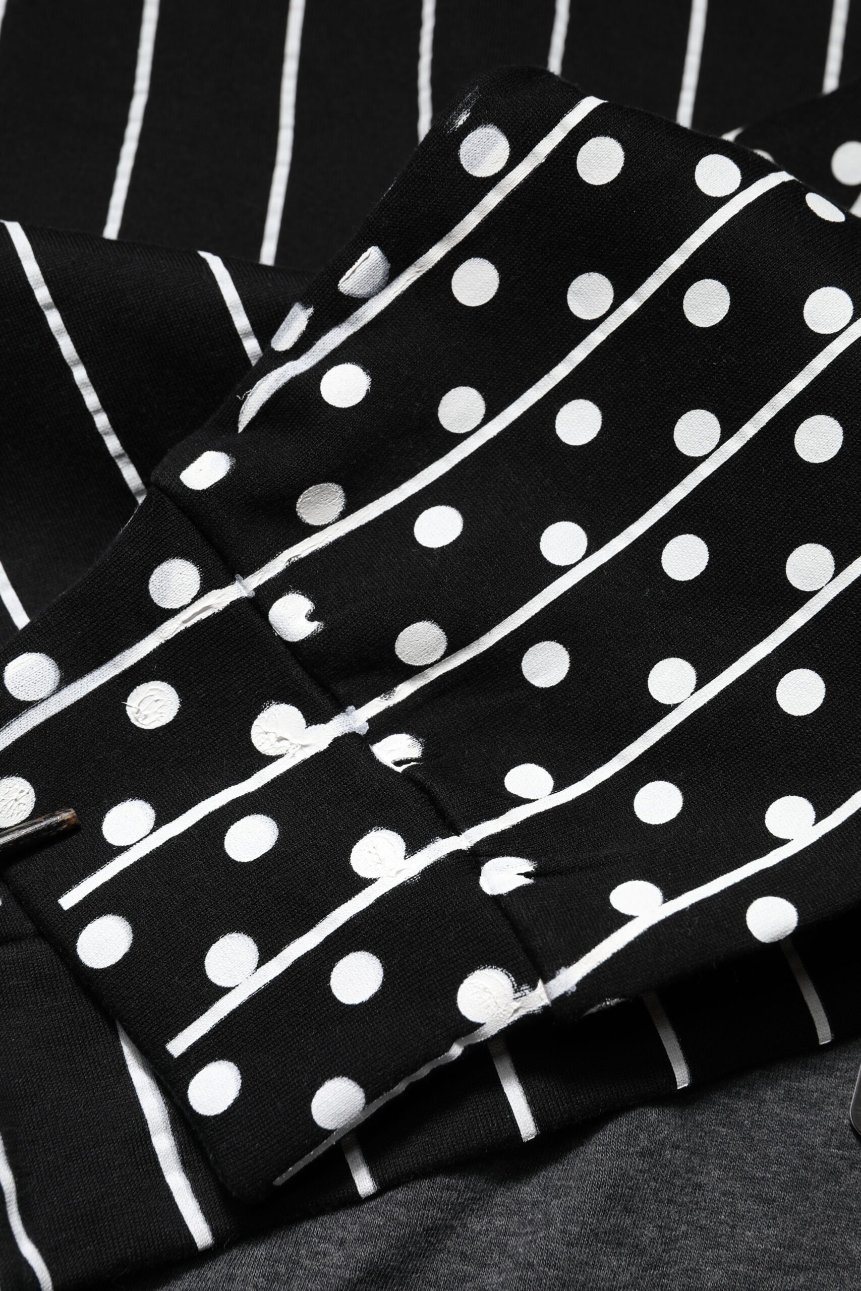 Dolce & Gabbana Schwarzes Streifen Kapuzen-Sweatshirt für Männer Pullover