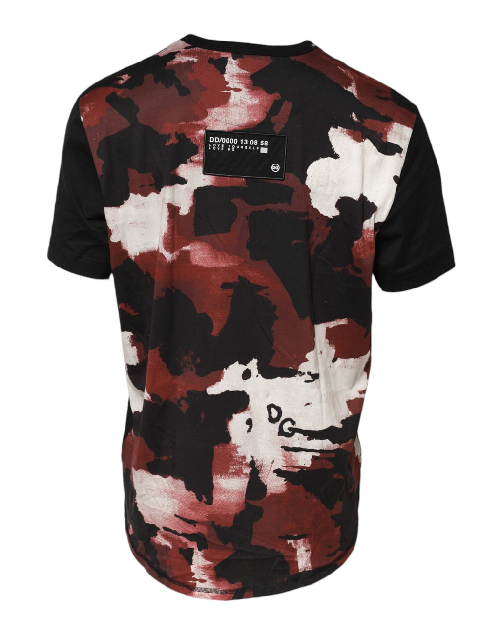 Dolce & Gabbana Multicolor Camouflage T-Shirt mit Rundhalsausschnitt