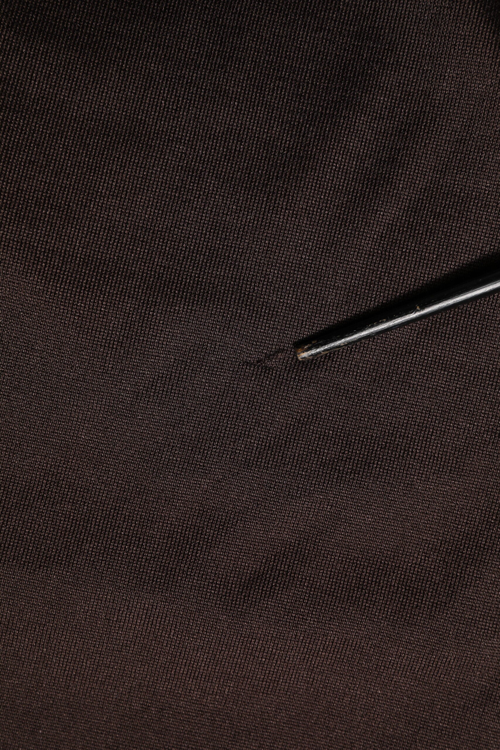 Dolce & Gabbana Braunes Seiden-T-Shirt mit Rundhalsausschnitt und kurzen Ärmeln