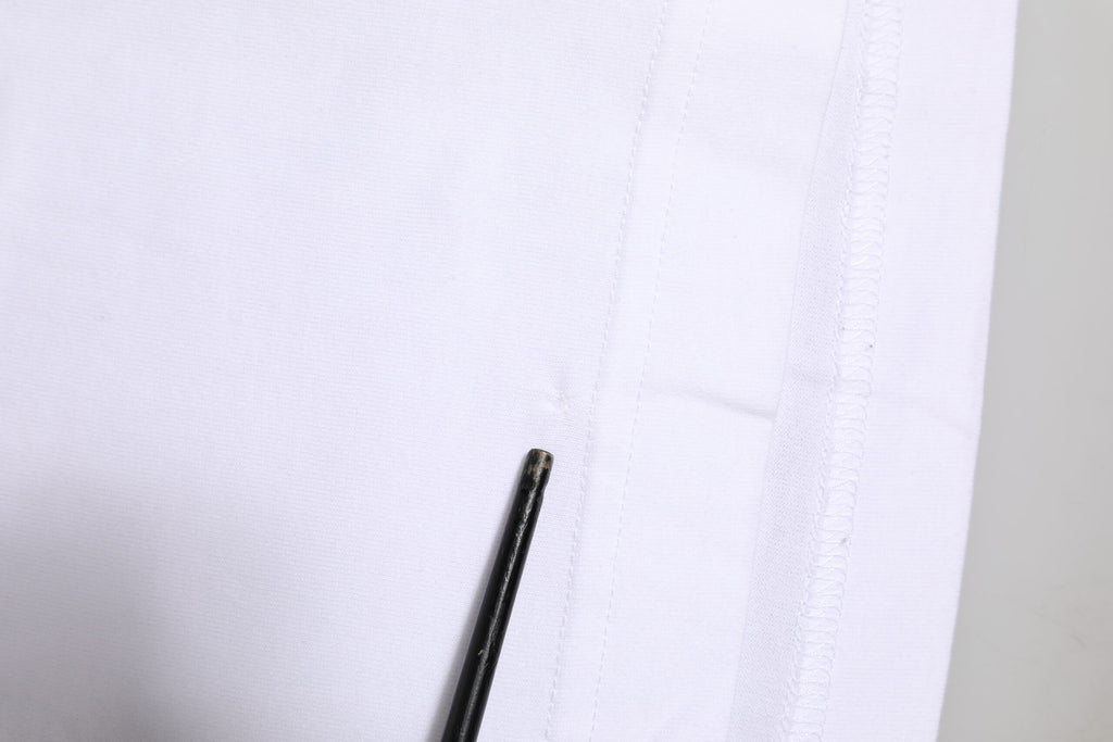 Dolce & Gabbana Weißes Logo T-Shirt mit Rundhalsausschnitt und kurzen Ärmeln