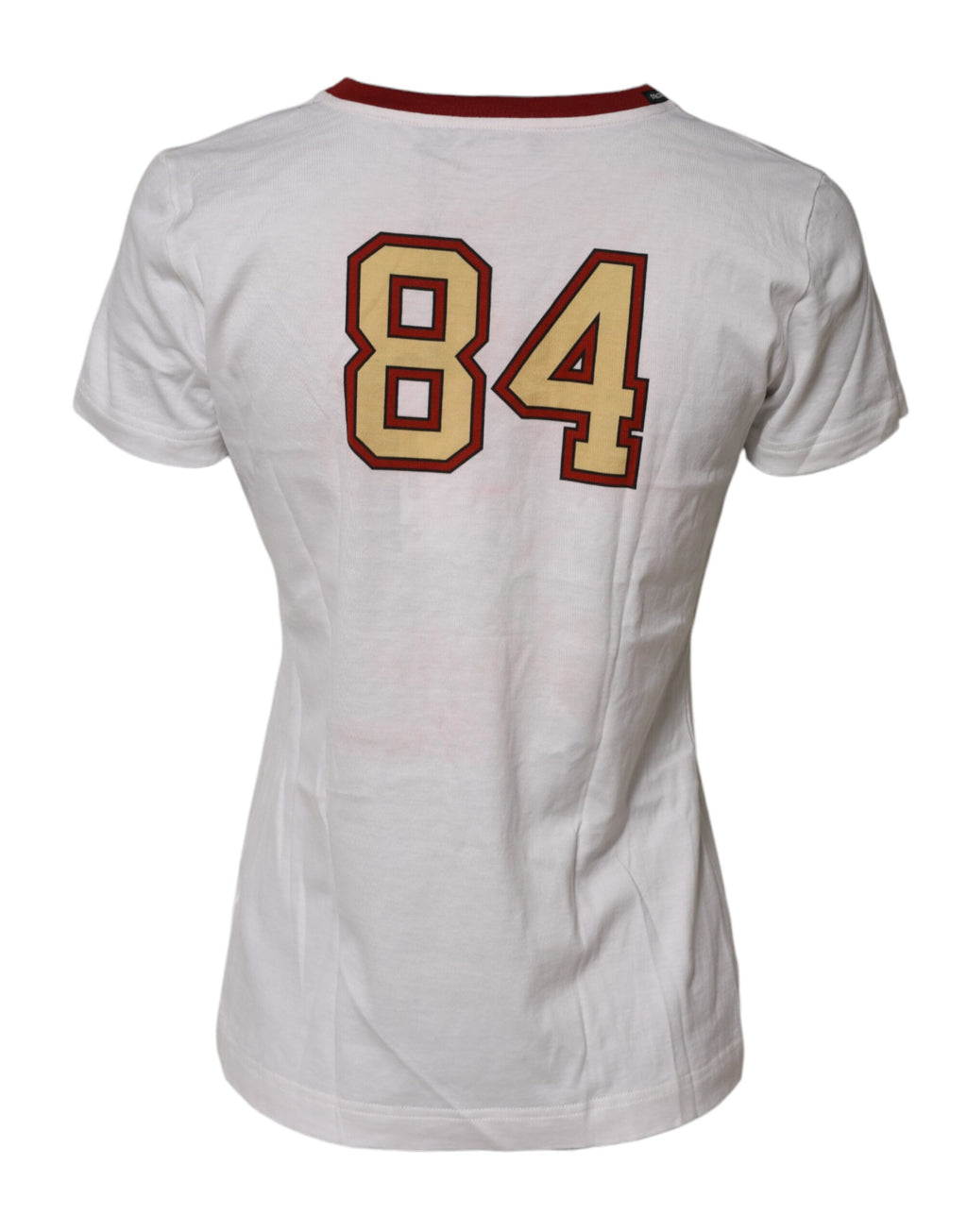 Dolce & Gabbana Weißes Bring Me To The Moon Pin Up T-shirt Top