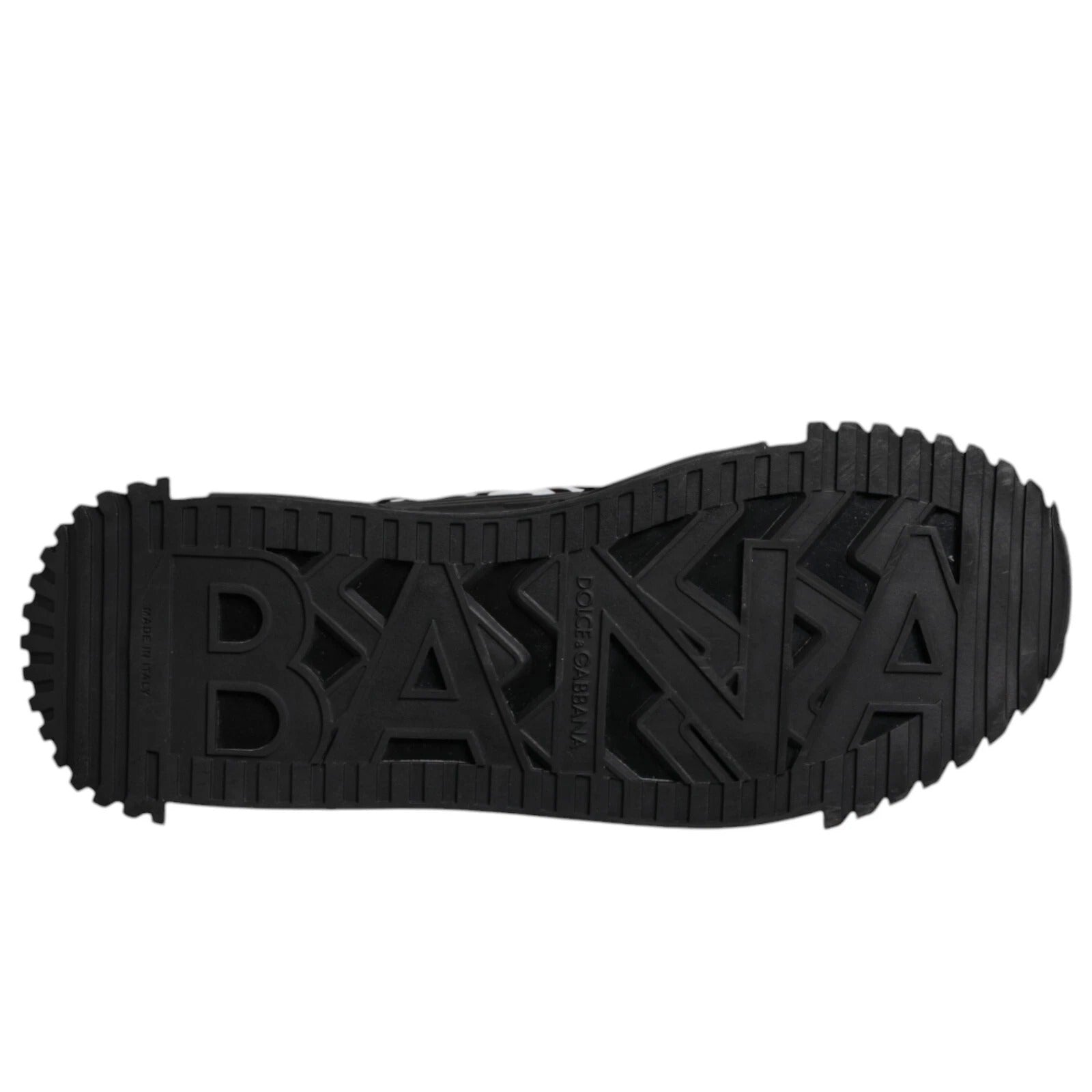 Dolce & Gabbana Schwarz Logo Lace Up Low Top NS1 Turnschuhe