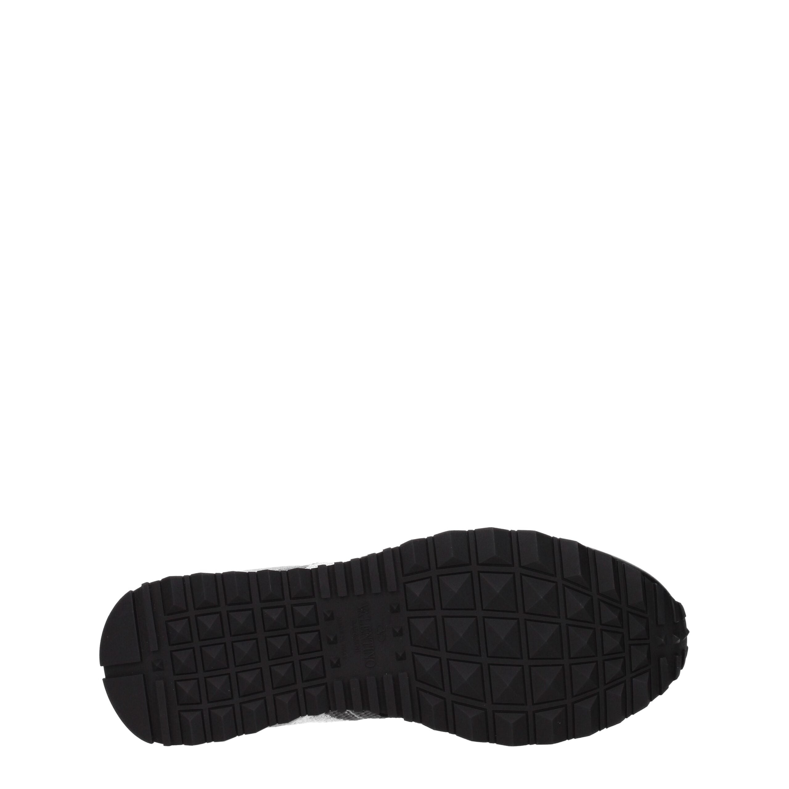 Valentino Garavani Graue Sportliche Turnschuhe aus Stoff
