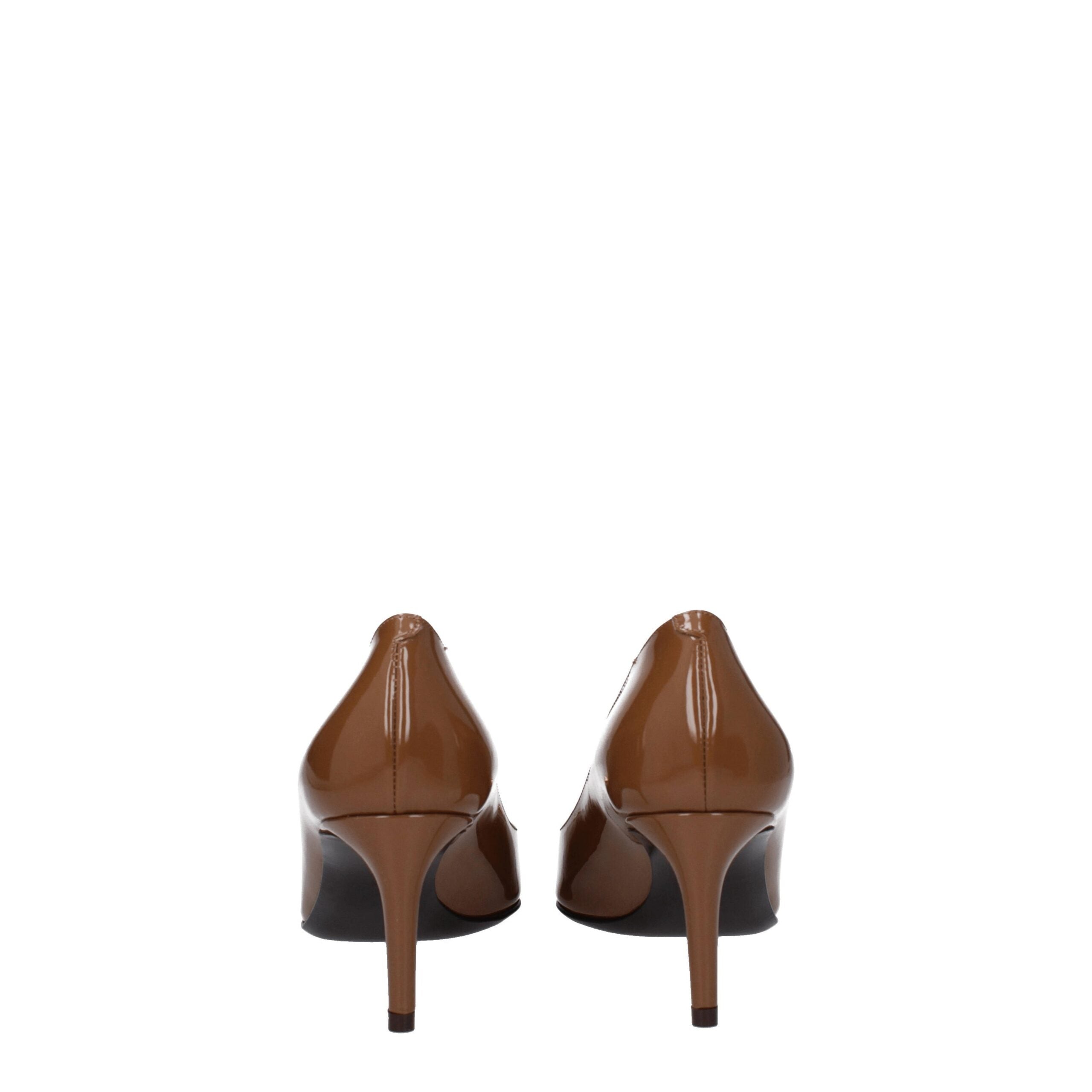 Dolce & Gabbana Braune Leder Pumps mit hohem Absatz
