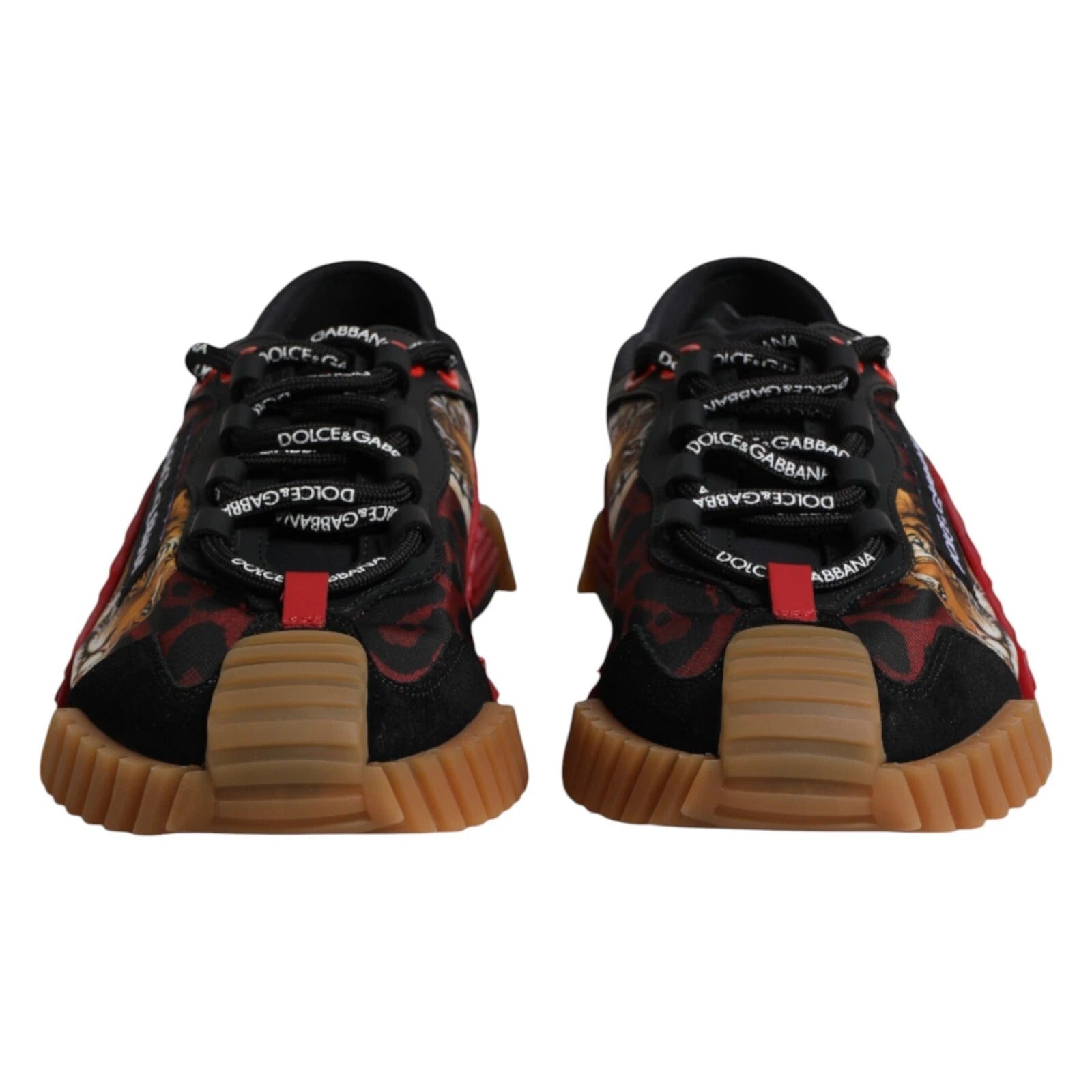 Dolce & Gabbana Schwarz Logo Low Top NS1 Männer Turnschuhe