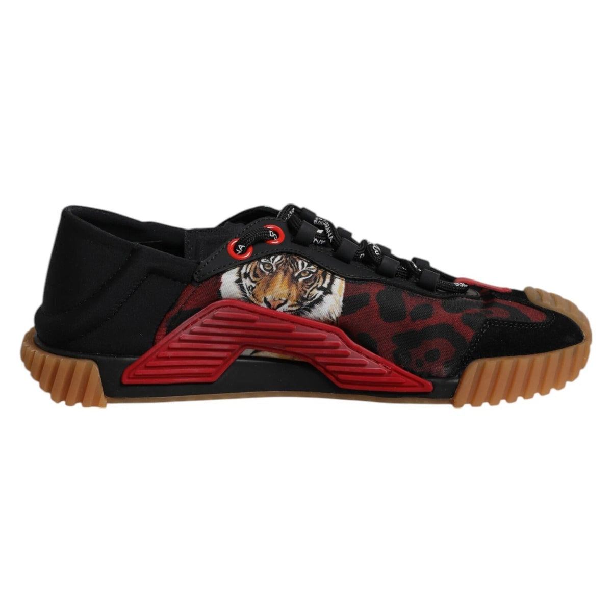 Dolce & Gabbana Schwarz Logo Low Top NS1 Männer Turnschuhe