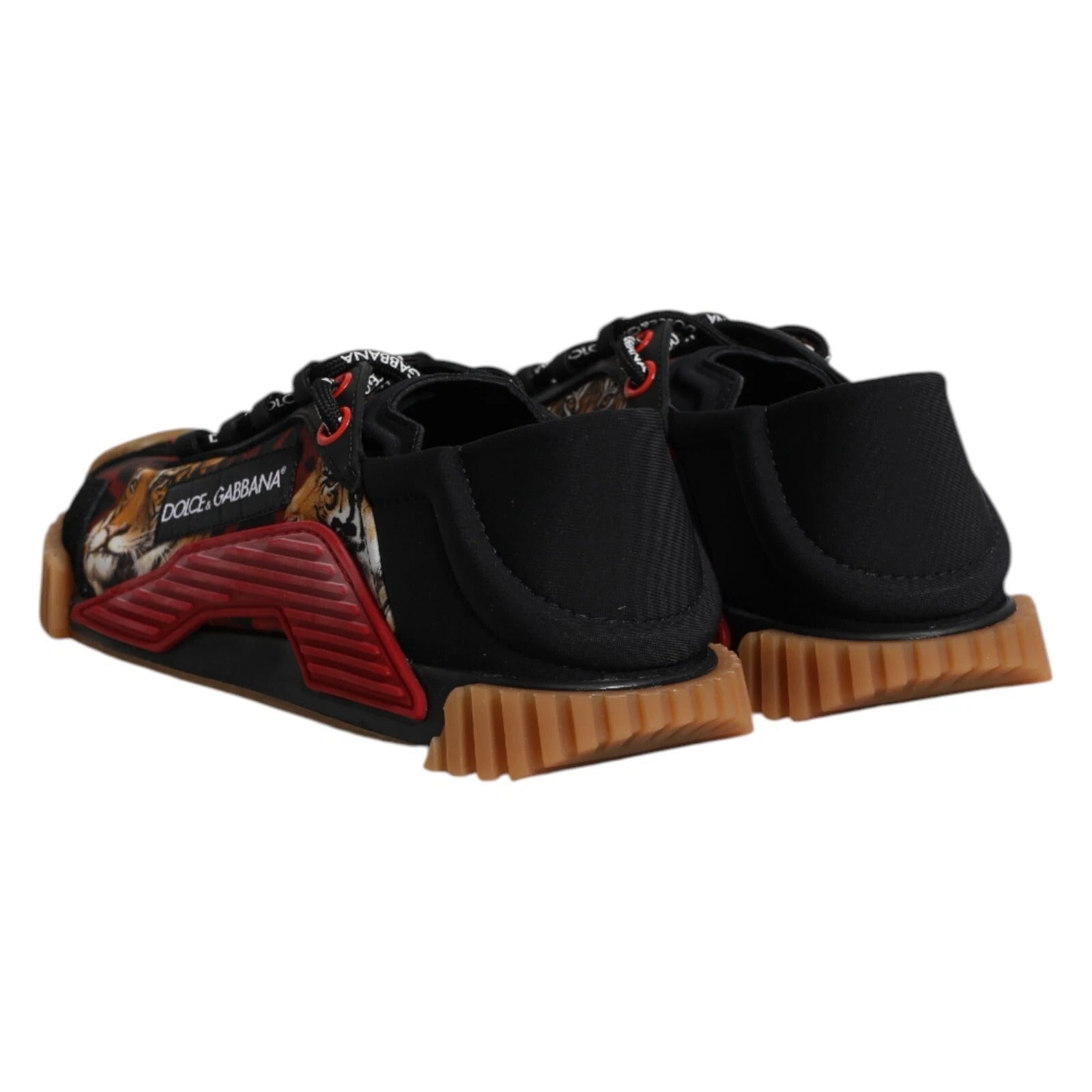 Dolce & Gabbana Schwarz Logo Low Top NS1 Männer Turnschuhe