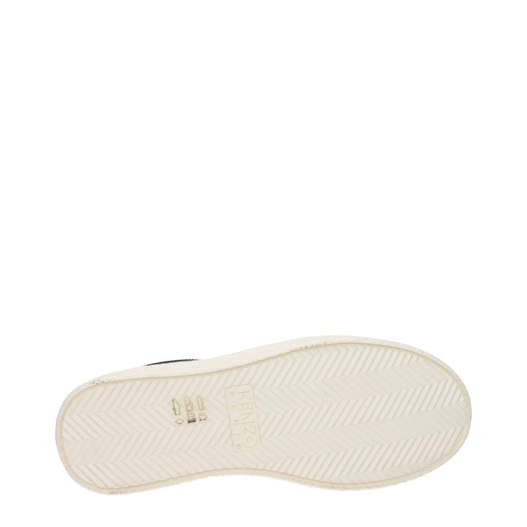 Kenzo Schwarze Leder Low Tops