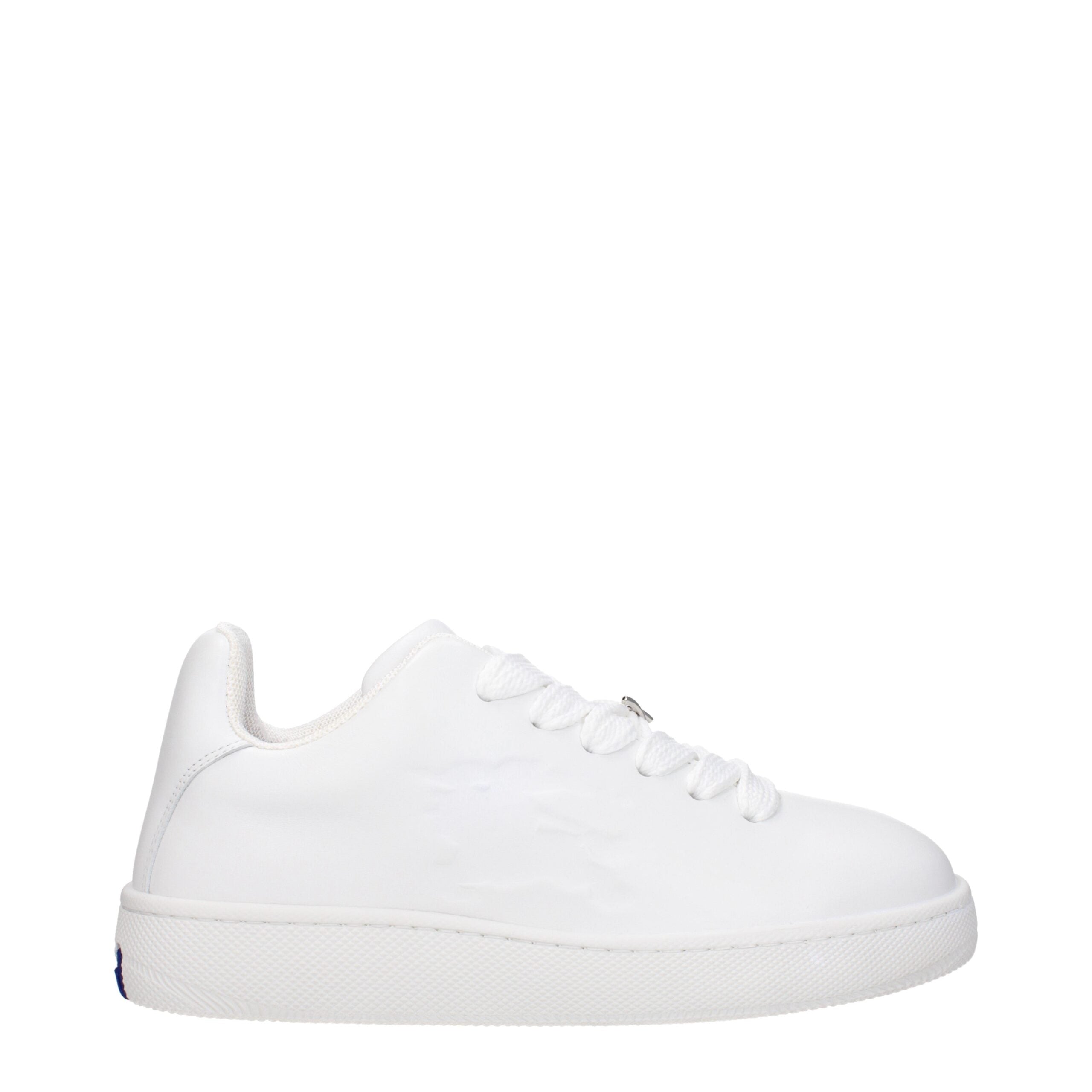 Burberry Weiße Leder-Low Tops