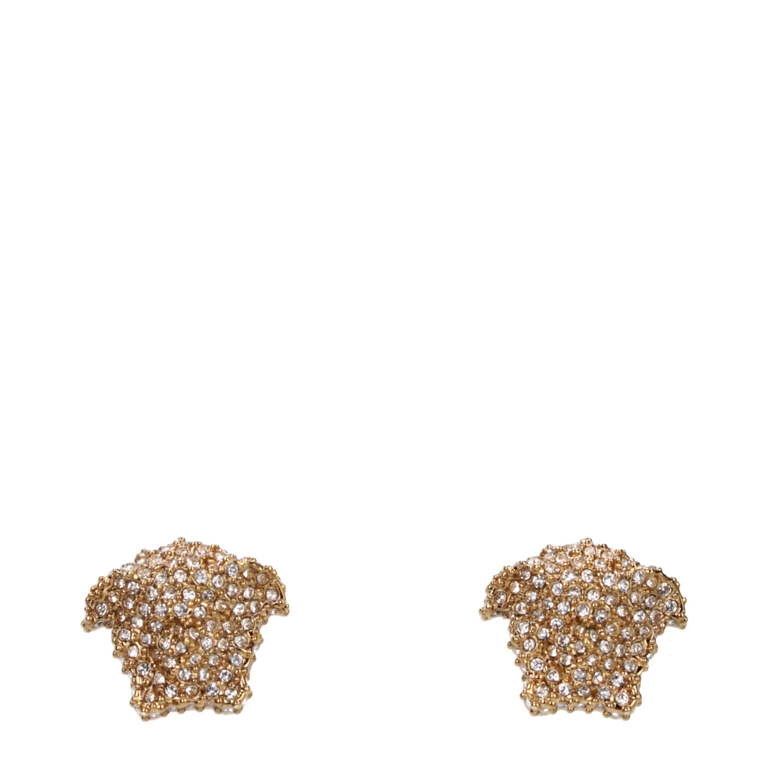 Versace Gold-Messing-Ohrringe