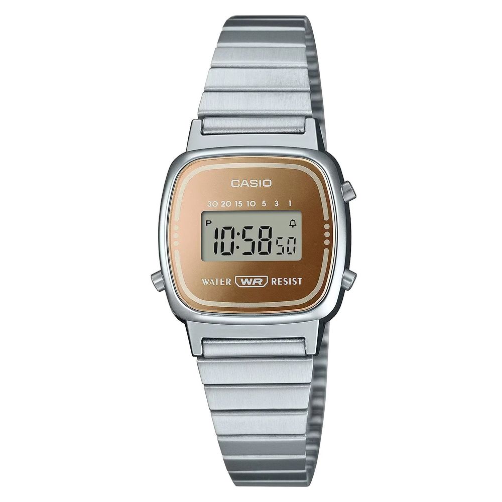 Casio Graue Uhr aus Edelstahl