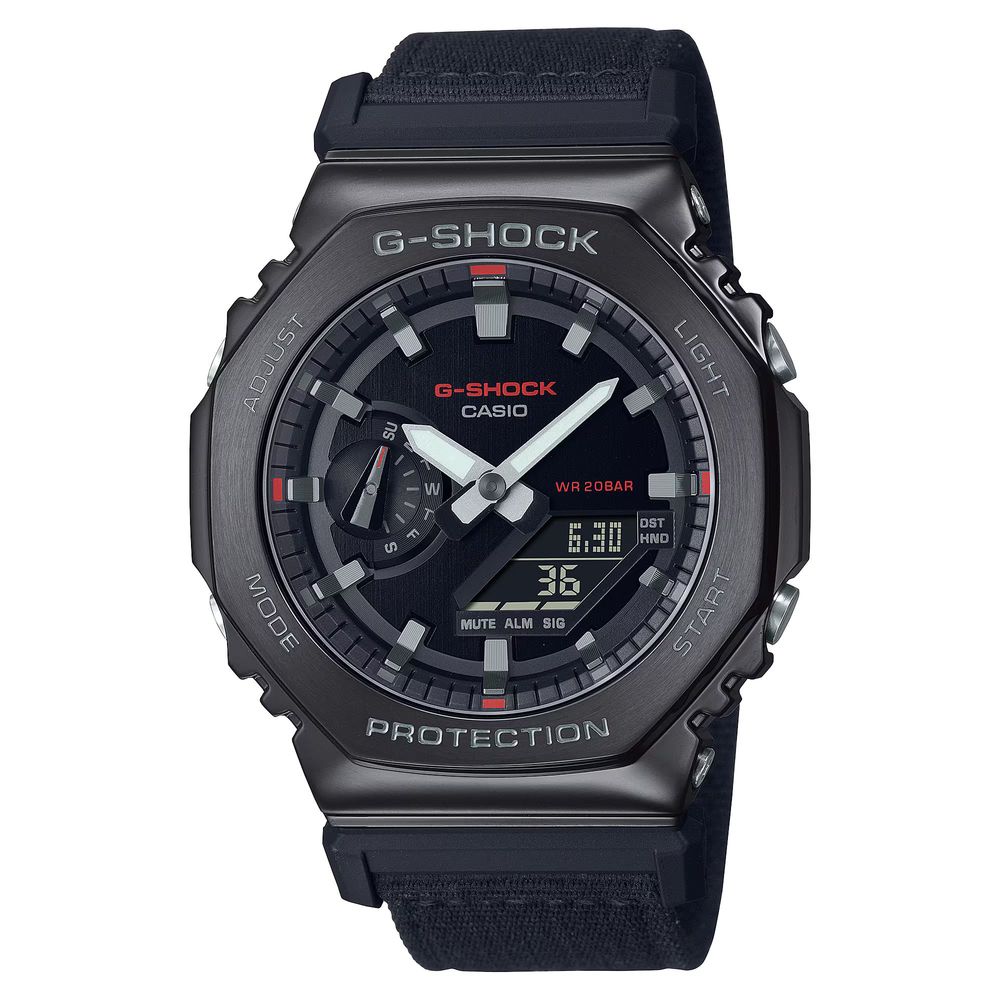 Casio Schwarze Stoffuhr