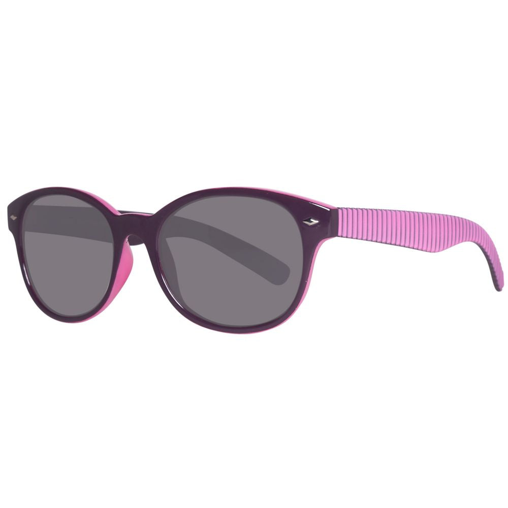 Benetton Lila gespritzte Sonnenbrille