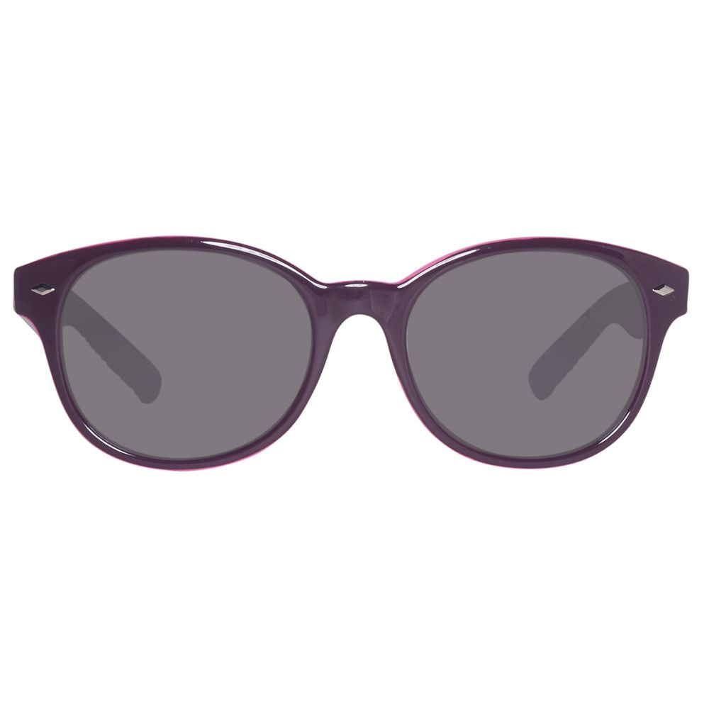 Benetton Lila gespritzte Sonnenbrille