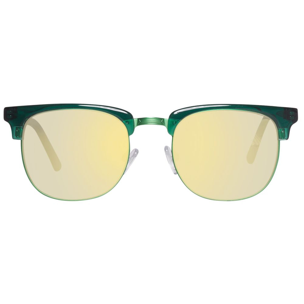 Benetton Grüne Acetat-Sonnenbrille
