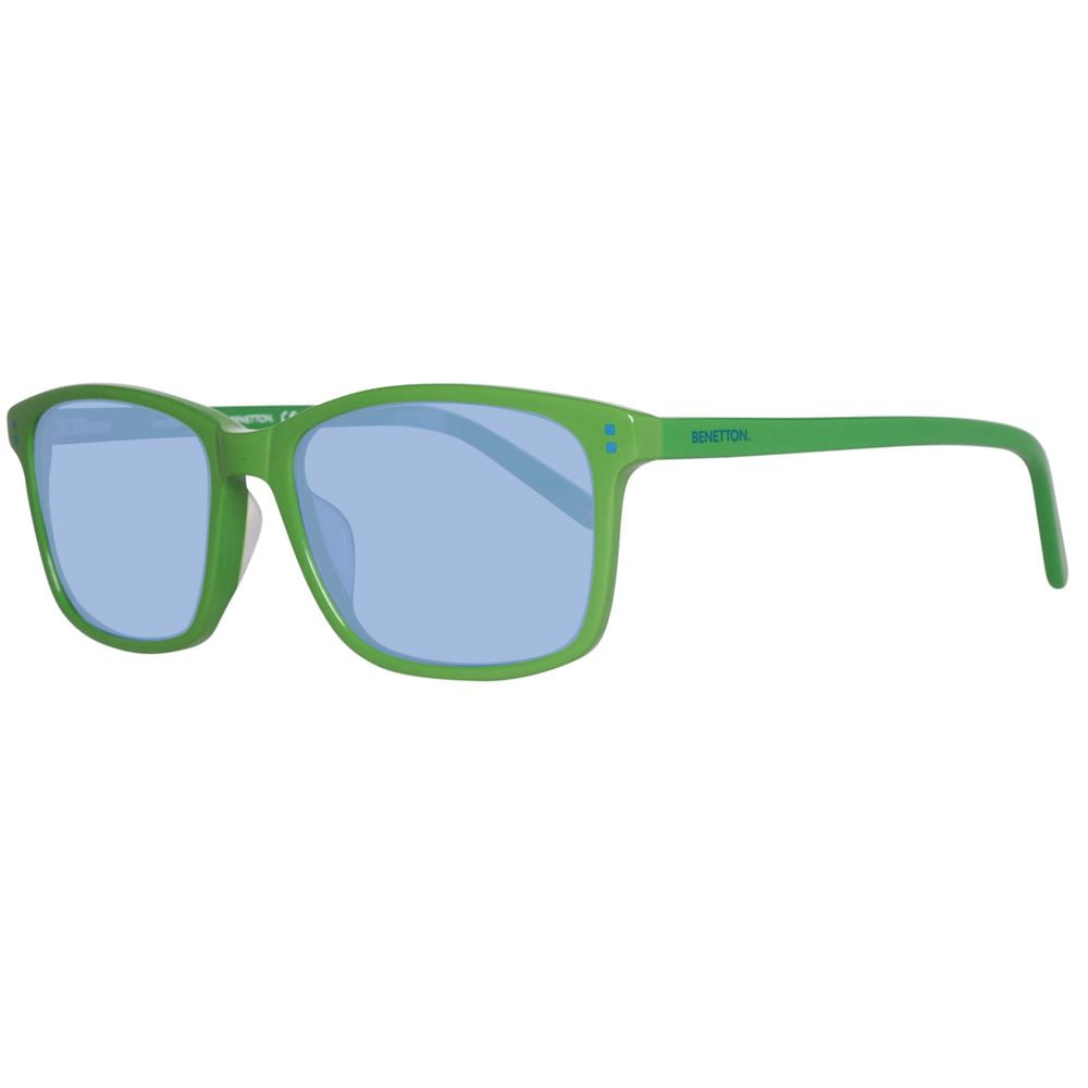 Benetton Grüne Plastiksonnenbrille