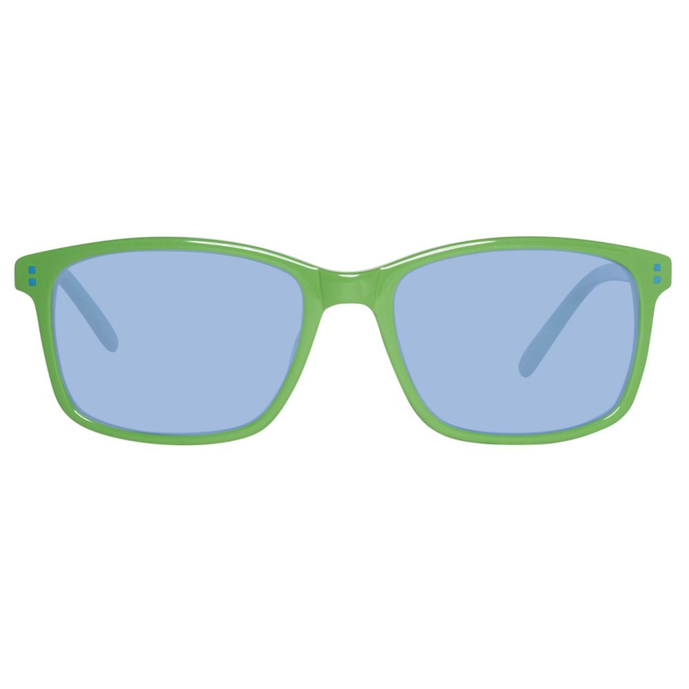 Benetton Grüne Plastiksonnenbrille