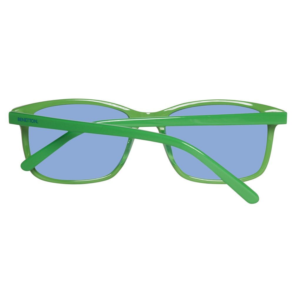 Benetton Grüne Plastiksonnenbrille