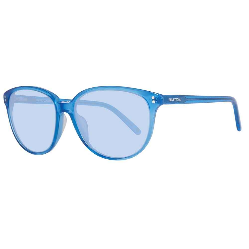 Benetton Blaue Plastiksonnenbrille