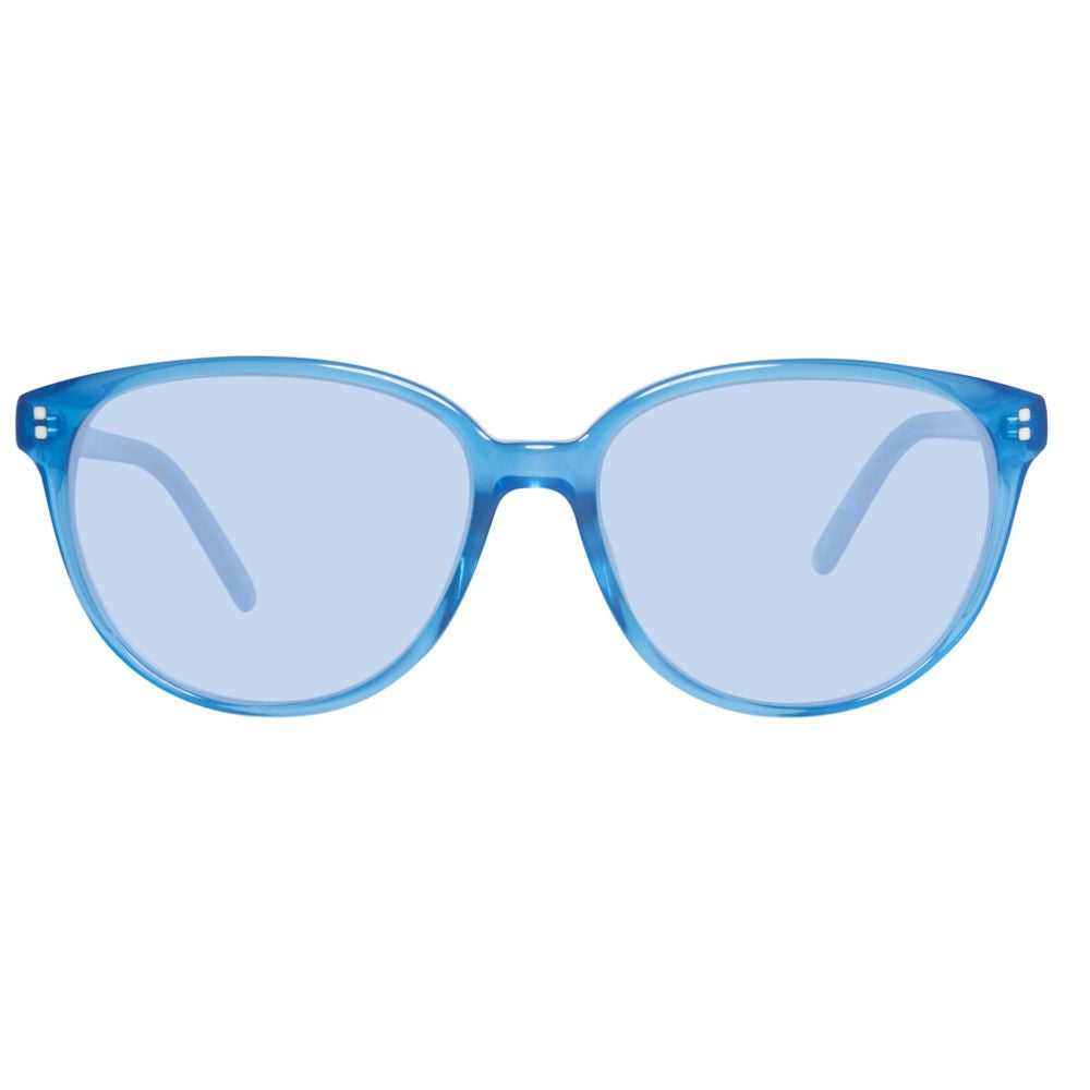 Benetton Blaue Plastiksonnenbrille