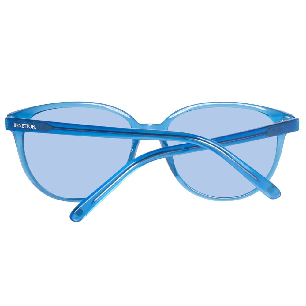 Benetton Blaue Plastiksonnenbrille