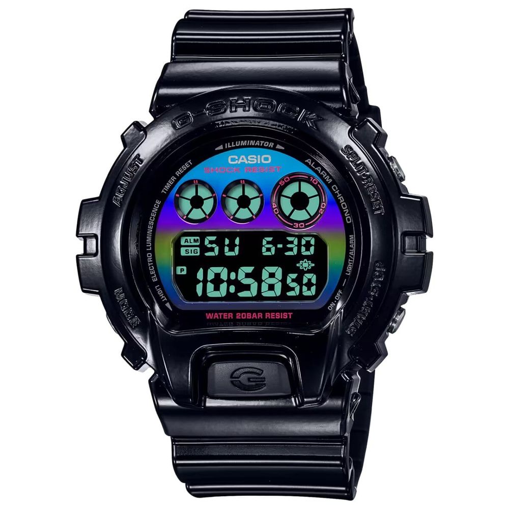Casio Schwarze Uhr aus Harz