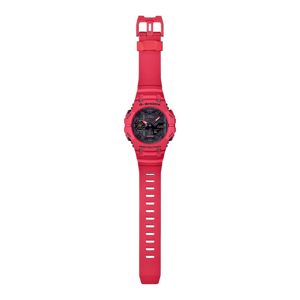 Casio Rote Kunstharz-Uhr