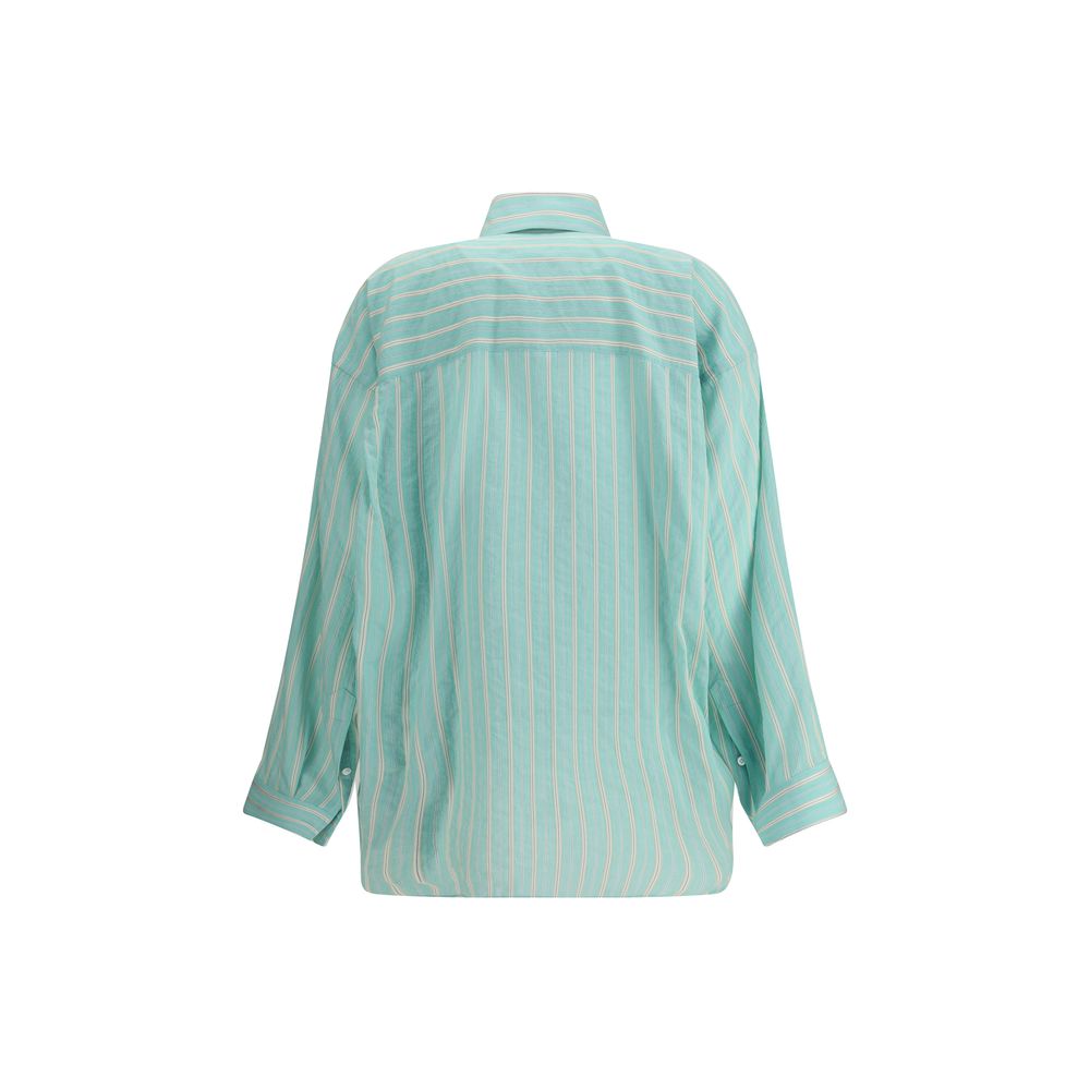 Balenciaga Gestreiftes Kokonhemd