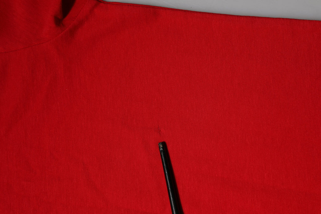 Dolce & Gabbana Rotes Rundhalsausschnitt-T-Shirt mit kurzen Ärmeln