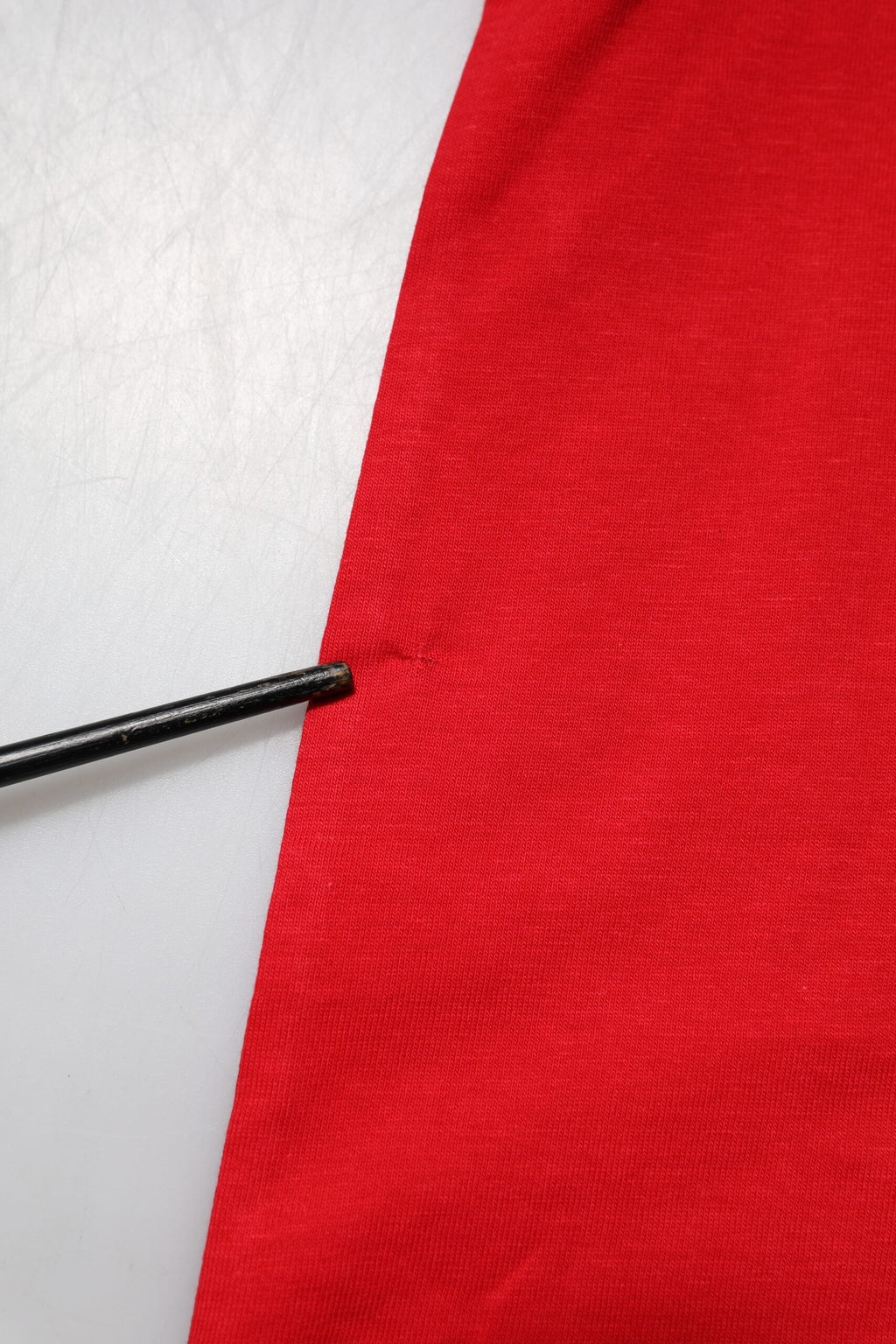 Dolce & Gabbana Rotes Baumwoll-T-Shirt mit Rundhalsausschnitt und kurzen Ärmeln