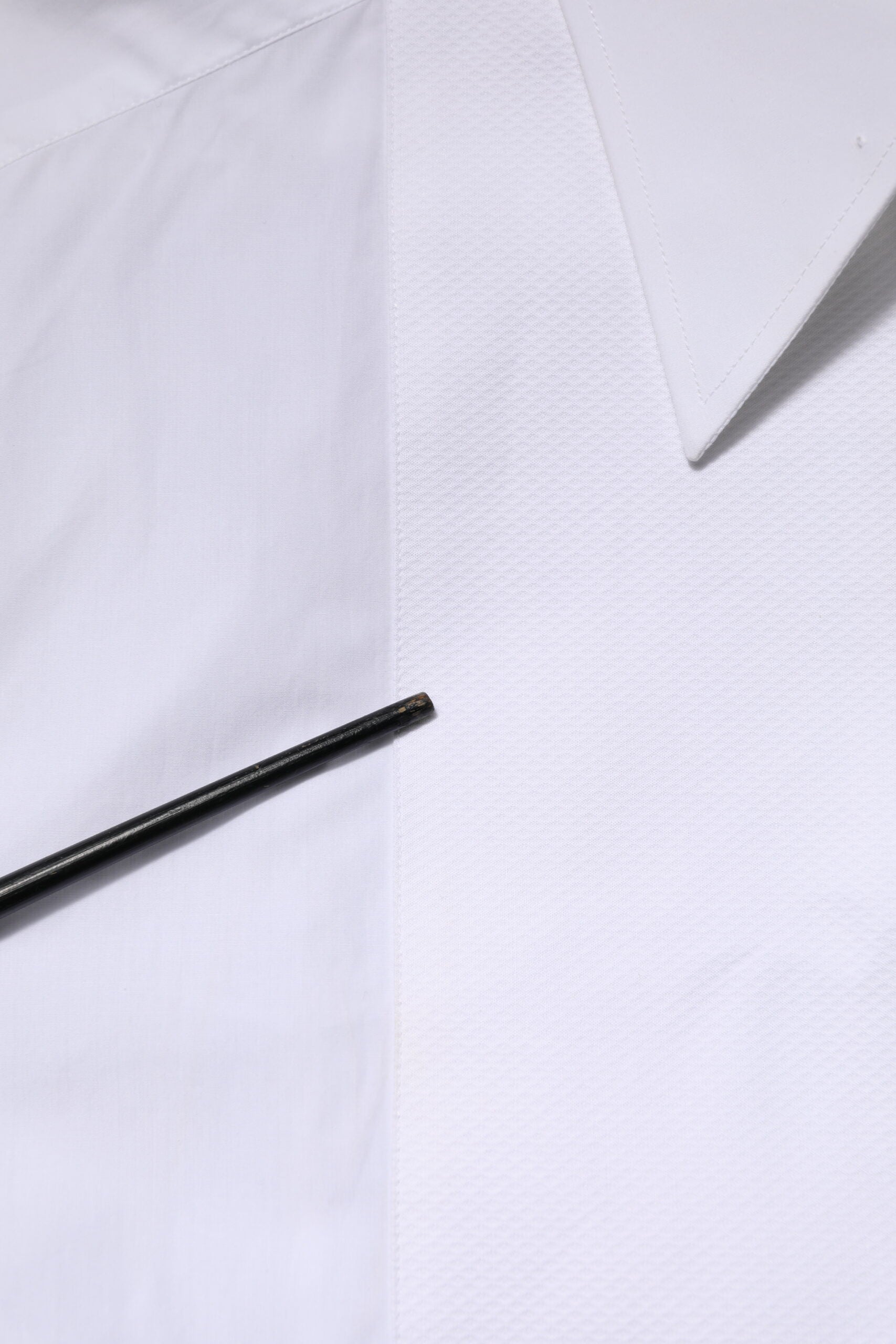 Dolce & Gabbana Weißes Baumwollhemd mit Kragen und langen Ärmeln