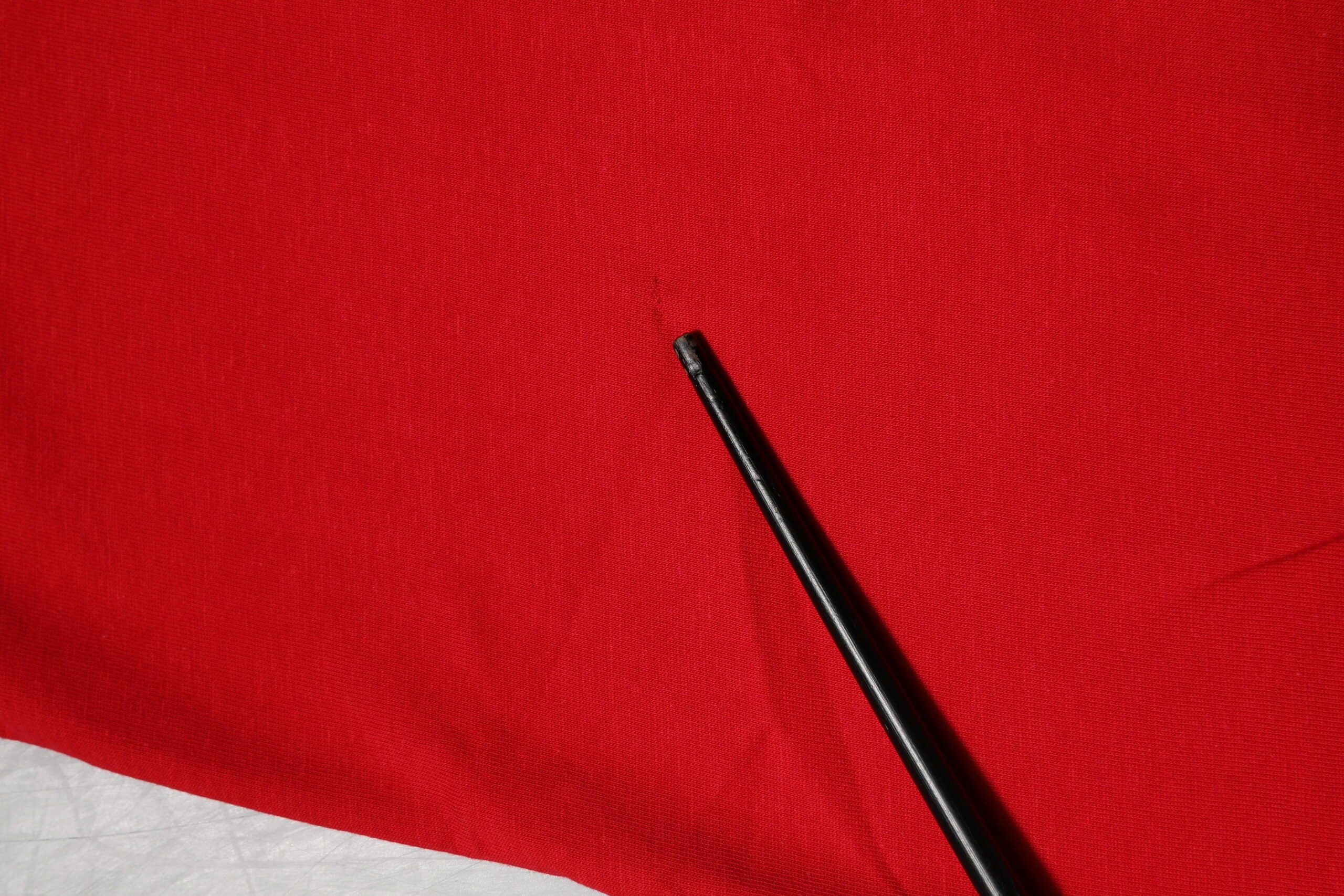 Dolce & Gabbana Rotes unifarbenes Kurzarm-T-Shirt mit Rundhalsausschnitt