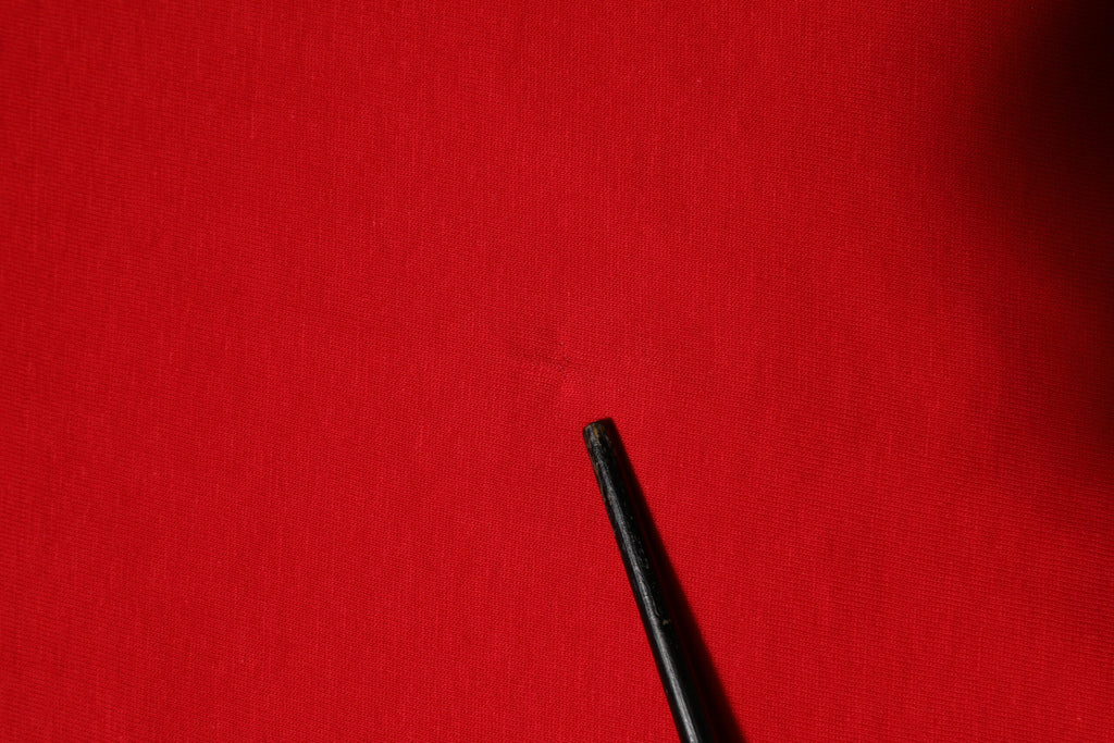 Dolce & Gabbana Rotes Baumwoll-T-Shirt mit kurzen Ärmeln und Rundhalsausschnitt