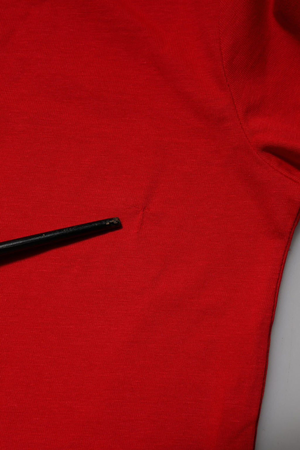 Dolce & Gabbana Rotes Baumwoll-T-Shirt mit kurzen Ärmeln und Rundhalsausschnitt