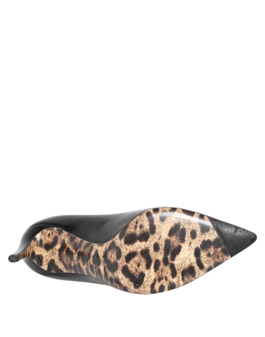 Dolce & Gabbana Schwarz Kalbsleder Stiletto Heels Pumps Schuhe