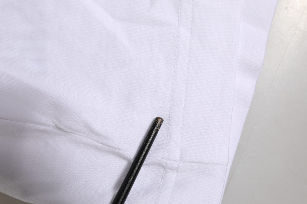 Dolce & Gabbana Weißes Kurzarm-T-Shirt mit DG-Logo-Aufdruck