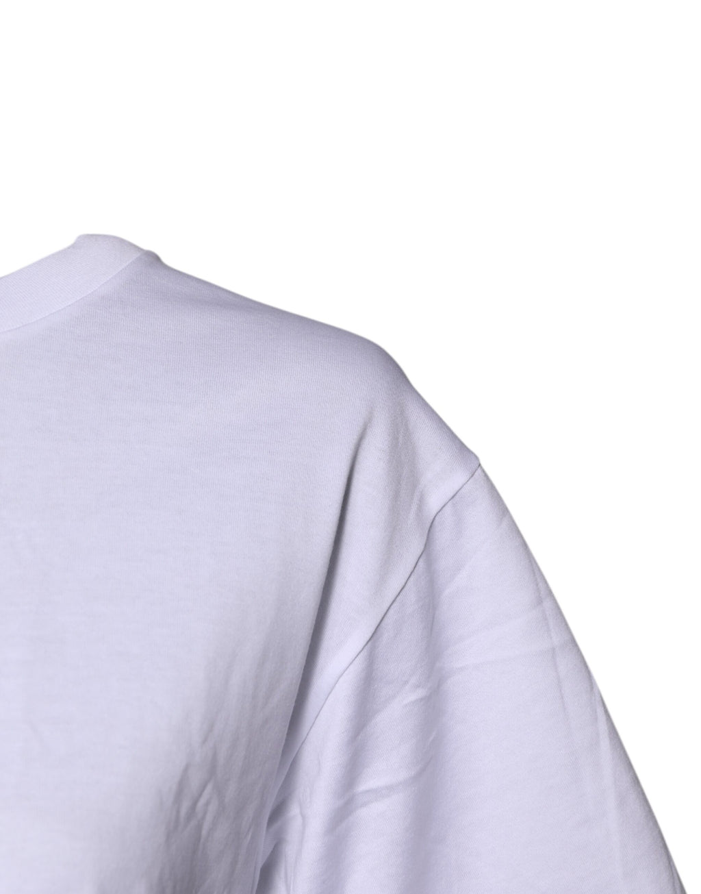 Dolce & Gabbana Weißes Kurzarm-T-Shirt mit DG-Logo-Aufdruck