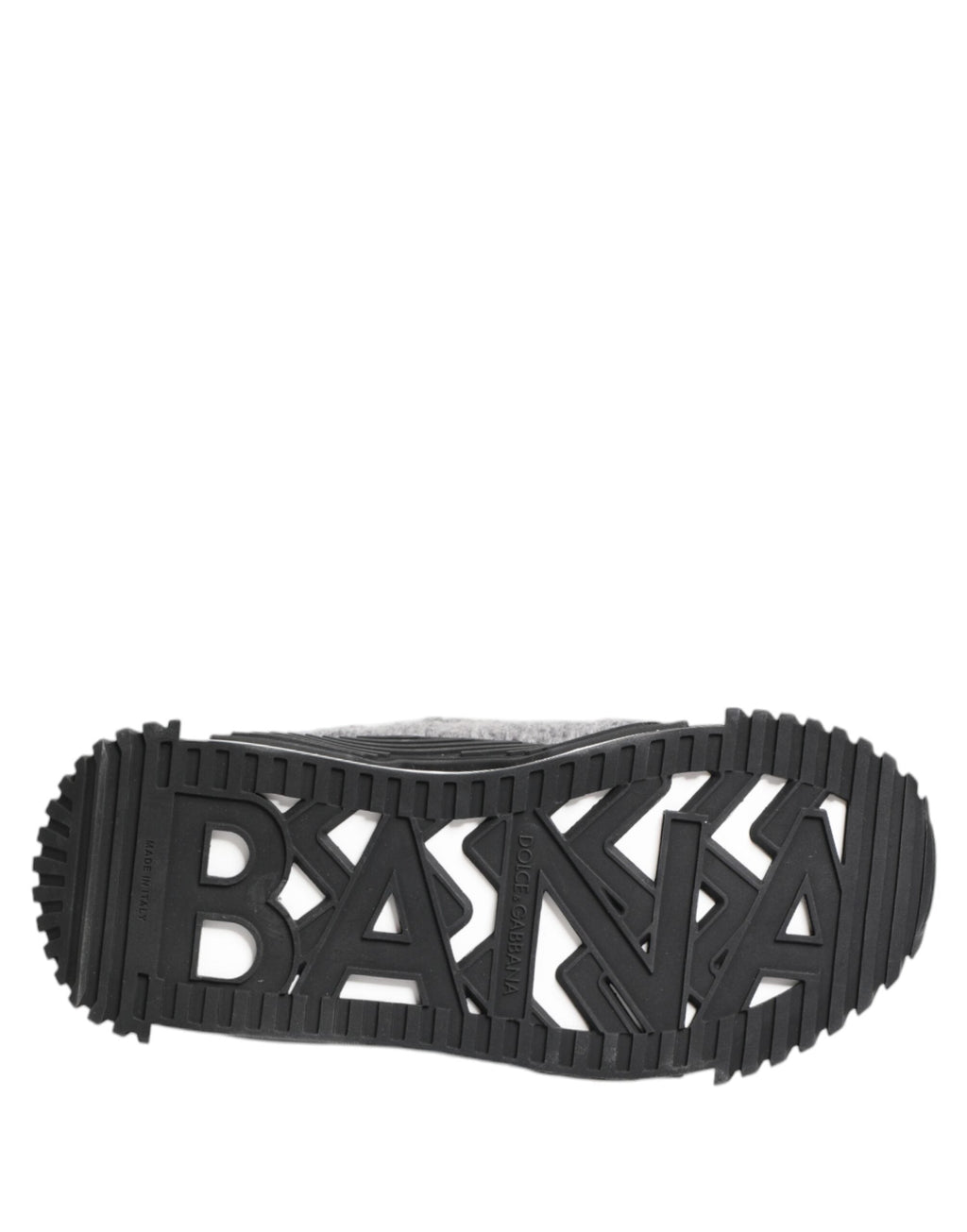 Dolce & Gabbana Schwarz Grau NS1 Low Top Turnschuhe Schuhe