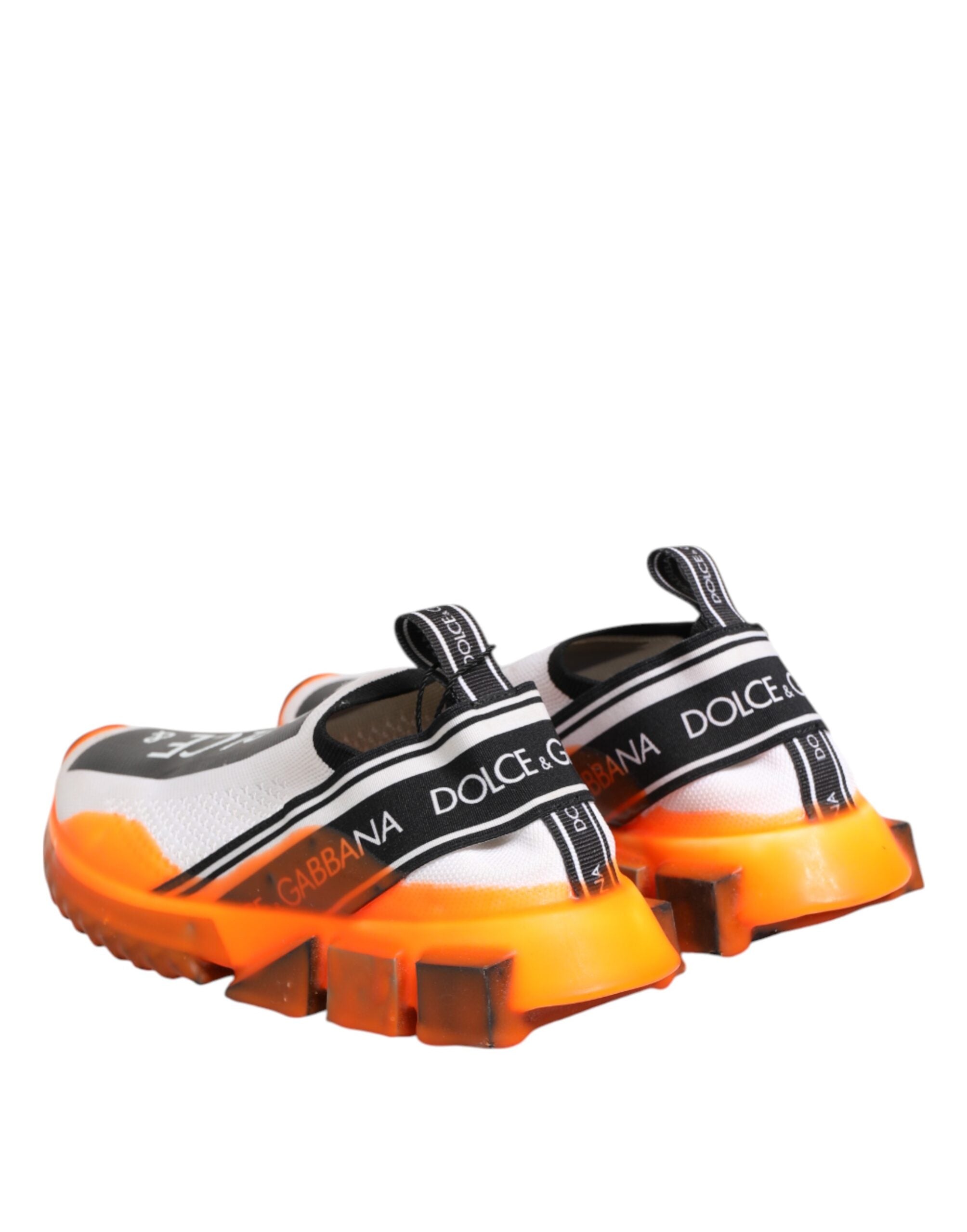 Dolce & Gabbana Weiß Sorrento Slip On Low Top Turnschuhe Schuhe