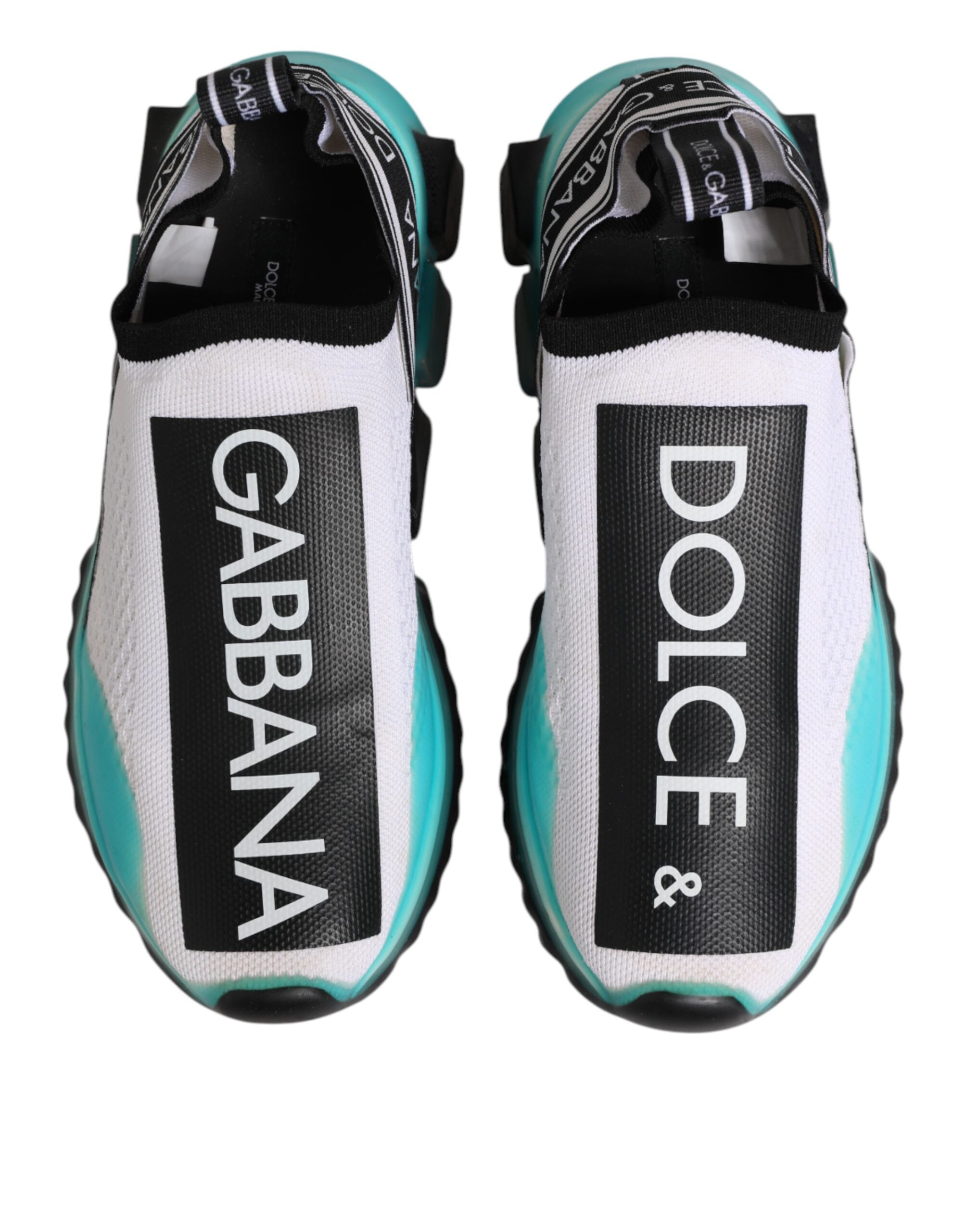 Dolce & Gabbana Weiß Sorrento Slip On Low Top Turnschuhe Schuhe